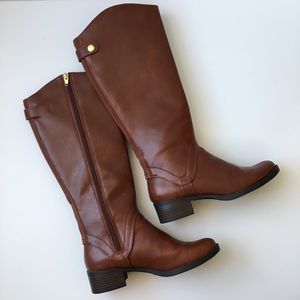 Cognac Tall Riding Boots from Merona for Target